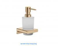 Купить Дозатор для жидкого мыла Hansgrohe AddStoris, шлифованная бронза (41745140)