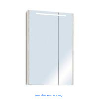 Зеркало-Шкаф AQUATON ВЕРДИ 60 с подсветкой, белый ясень (1A206902VDAV0)