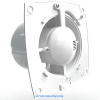Вентилятор вытяжной Bettoserb с обратным клапаном, белый (110150)
