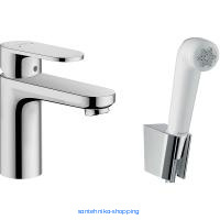 Смеситель для раковины Hansgrohe Vernis Blend с гигиеническим душем Хром (71215000)