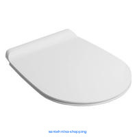 Крышка-сиденье для унитаза Simas Bormio микролифт, петли хром, цвет белый (BR006bi/cr)