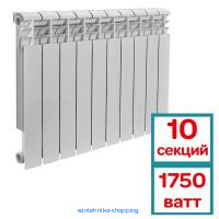 Радиатор биметаллический AQUAPROM BI 500/80 B20 (10 секций)