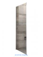 Неподвижная душевая стенка Ravak BLPS-80, профиль белый, стекло прозрачное
