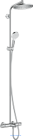 Душевая колонна Hansgrohe Crometta S 240 1jet с термостатом для ванны (27320000)