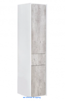 RONDA Шкаф-колонна левый, бетон/белый матовый