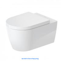 Унитаз подвесной Duravit ME by Starck HygieneFlush в комплекте с сиденьем микролифт, белый (45790920A1)
