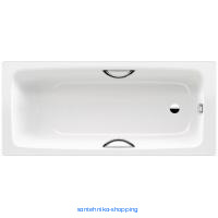 Ванна стальная Kaldewei CAYONO STAR 1800*800*410 мм, alpine white, без ножек, с отв. для ручек (275700010001)