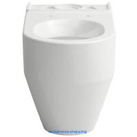 Унитаз напольный, комбинированный (чаша) Laufen PRO RIMLESS, белый (8.2595.2.000.231.1)