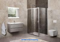Душевой уголок BelBagno UNIQUE-AH-1-120/135-80-C-Cr