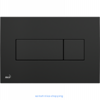 Кнопка смыва alcadrain M378 24.7х1.6х16.5 для инсталляции, пластик, цвет Черный (M378)