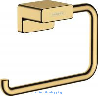 Купить Держатель туалетной бумаги Hansgrohe AddStoris, золото полированное (41771990)
