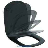 Крышка-сиденье для унитаза Ideal Standard Tesi с микролифтом, черное (T3527V3)