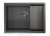 KS-6045U, ГРАФИТ МАТОВЫЙ, стальная кухонная мойка KITCHEN SPACE