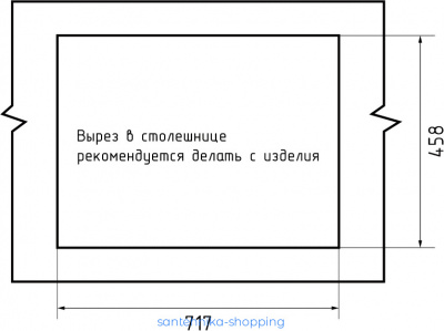 GRANFEST Мойка QUARZ 21К  1,5-чаши+крыло 740*480мм темно-серый арт.GF-Z-21К темно-серый