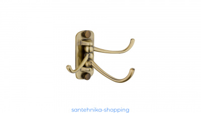 Купить Крючок поворотный тройной Fixsen Antik FX-61105C