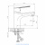 Смеситель DECOROOM DR22011 одноручный для умывальника монолитный Смеситель DECOROOM DR22011 одноручный для умывальника монолитный