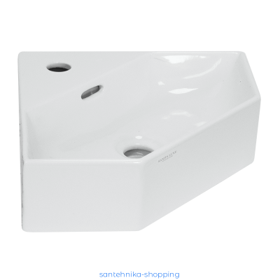 Раковина Sanita Luxe Line угловая, белая (LIN35SLWB01)
