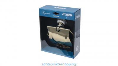 Купить Бумагодержатель с крышкой Fixsen Bogema Gold FX-78510G