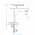 Смеситель DECOROOM DR72011 одноручный для умывальника монолитный Смеситель DECOROOM DR72011 одноручный для умывальника монолитный