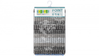 Купить Коврик для ванной Grampus Point, GR-5201K, серый, 40х60 см