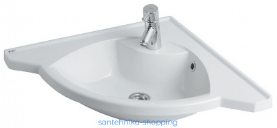 Раковина AQUATON 62, угловая, белая (1A700131SR010)