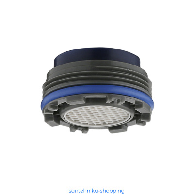 Аэратор Lemark NEOPERL CACHÉ PERLATOR HONEYCOMB SSR, М21,5, встраиваемый, с изменяемым углом, NP15301-BL