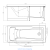 Ванна прямоугольная MADIN 170x75 Ванна прямоугольная MADIN 170x75