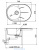 EWIGSTEIN Мойка RUND 50F  1-чаша+крыло 750*480мм иней арт.EW-R-50F иней