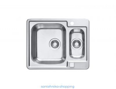 Мойка LINE MAXIM 50 FS SAT-90  615X505 1+1/2 в компл. с сифоном 1074346