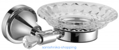 Купить Мыльница Fixsen Crystal, Хром (SF-35008)