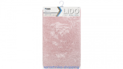 Купить Коврик для ванной Fixsen Lido 1-ый, FX-3002B, розовый, 50х80см