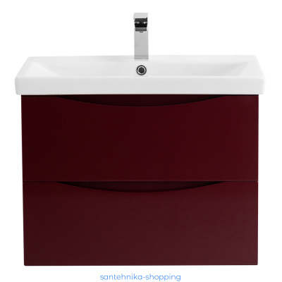 База под раковину подвесная BelBagno MARINO-CER-600-2C-SO-BRDL-P Bordo Lucido