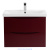 База под раковину подвесная BelBagno MARINO-CER-600-2C-SO-BRDL-P Bordo Lucido