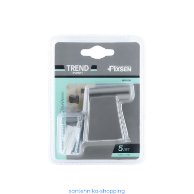 Купить Крючок одинарный  Fixsen Trend Graphite, FX-98005