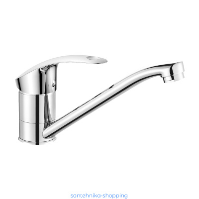 Смеситель DECOROOM DR71018 одноручный  для кухни с поворотным изливом
