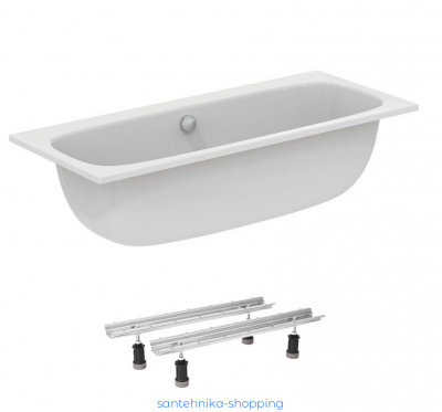 Промо-набор Ideal Standard 2 в 1: Ванна акриловая Duo 180х80см + Ножки в подарок! (NT476467)