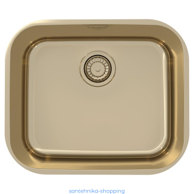 Мойка кухонная Alveus Variant Monarch 10 Bronze 480х400х180 нержавеющая сталь, с выпуском, без сифона