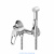 Смеситель DECOROOM DR21058 одноручный с гигиеническим душем Смеситель DECOROOM DR21058 одноручный с гигиеническим душем