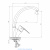 Смеситель DECOROOM DR70021 одноручный для кухни с высоким поворотным изливом Смеситель DECOROOM DR70021 одноручный для кухни с высоким поворотным изливом