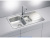 Мойка кухонная Alveus Line 70 NAT 790х500х160 нержавеющая сталь, с сифоном