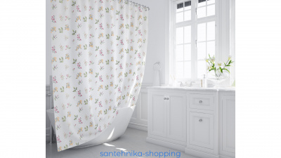 Купить Штора для ванной Fixsen Flora, FX-1507