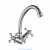 Смеситель DECOROOM DR54028 двуручный для кухни с высоким поворотным изливом Смеситель DECOROOM DR54028 двуручный для кухни с высоким поворотным изливом