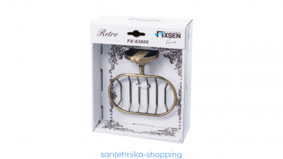 Купить Мыльница решетка овал Fixsen Retro FX-83809