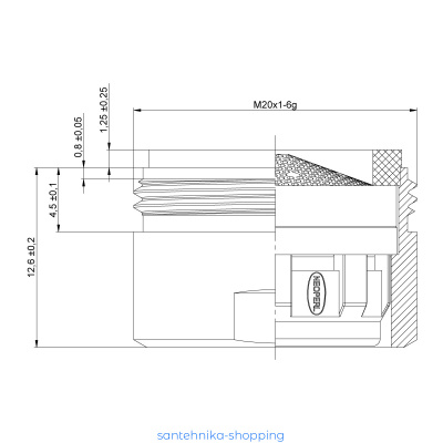 Аэратор Lemark NEOPERL PERLATOR HONEYCOMB, M20, внутренний, NP11301-BL
