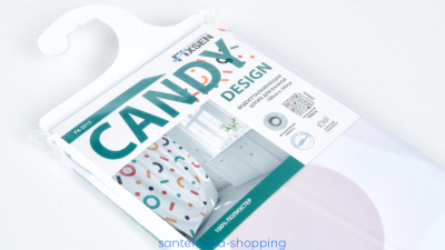 Купить Штора для ванной Fixsen Candy, FX-2512