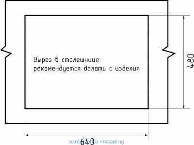 GRANFEST Мойка LEVEL 660L  1-чаша+крыло 660*500мм графит арт.GF-
