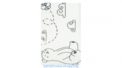 Купить Коврик для ванной Fixsen Teddy Air  1-ый, FX-6001T, белый, 50х80см
