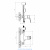 Смеситель DECOROOM DR21058 одноручный с гигиеническим душем Смеситель DECOROOM DR21058 одноручный с гигиеническим душем